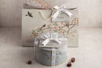 Assorted Eid chocolate tin box-Green bird-E40