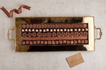 Eid chocolate tray-gold-E13