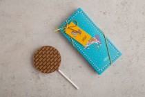 10 pieces-carousel chocolate lollipop Blue