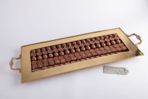 Hajj Chocolate -  Gold Tray – H24-8