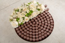 Ajr o Afya chocolate tray with flower