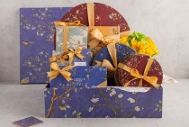 Large square bird gift package