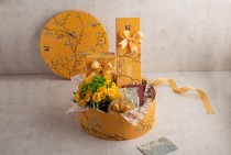 bird gift package with candle