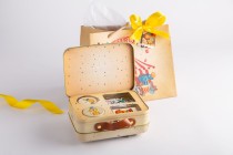 4 Pieces Classic Melody Blue Lunch Box