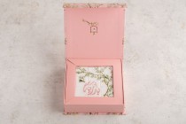 5 pieces-pink bird tart box-GA38