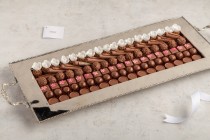 Assorted chocolate long silver tray-medium -RG128