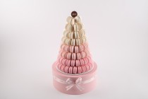 Pink macaron tower-medium