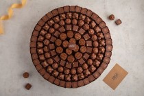 XL-chocolate gold tray