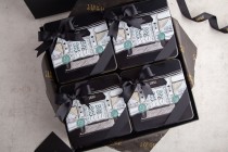 Assorted gift 4 tin gift box-Black