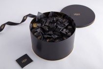 Black Wrapped Chocolate Tin Box -WT-6