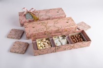 Pink Craft Box With 3 Tins